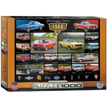 Puzzle 1000 American Cars of the 1960s 6000-0677
