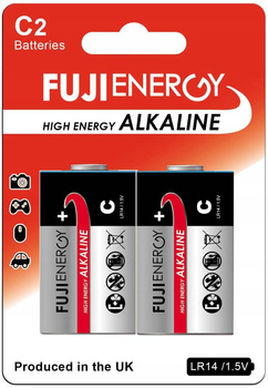 2x BATERIA ALKALICZNA LR14 1.5V FUJIENERGY 7500mAh