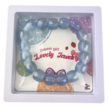 Bransoletka Dla Dziewczynki Kolorowa Gumka Modna Biżuteria Prezent