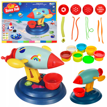 Ciastolina Plastelina Zestaw Kreatywny Maszynka Masa Plastyczna Samolot