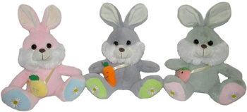 Królik zajączek 22cm MIX Sun-Day