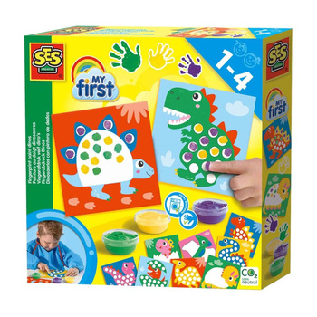 Malowanie palcami Dinozaury My First