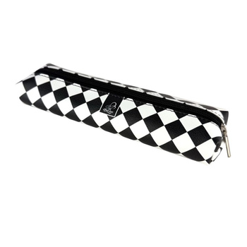 Piórnik szkolny młodzieżowy student jamnik Krata White