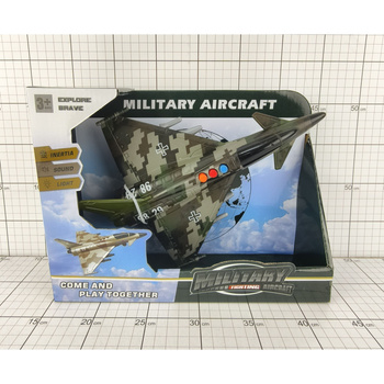 SAMOLOT WOJSKOWY ŚW./DŹW. W PUDEŁKU