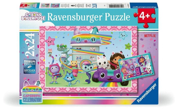 Puzzle 2x24 Koci Domek Gabi Ravensburger