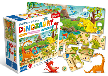 Maxi puzzle Dinozaury Granna