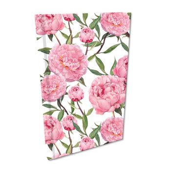 Notes A5 kratka Soft Touch Peonie