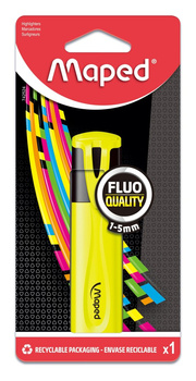 Zakreślacz Fluo Peps żółty blister