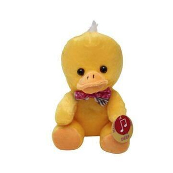 Zabawka Kaczka z Muszką Dla Dzieci Kolorowa Przyjazna Maskotka