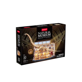CUBIC FUN PUZZLE 3D LED NATURAL MUSEUM BRACHIOZAUR