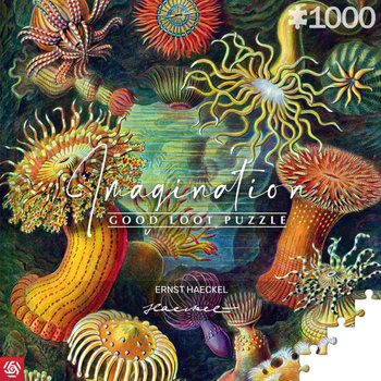 Puzzle 1000 Imagination Ernst Haeckel Sea Anemones Stworzenia morskie