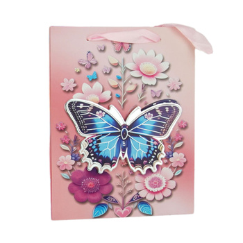 Torba ozdobna prezentowa mała elegancka na upominki różne wzory