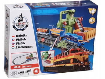 Kolejka drewniana Locotoys kamieniołom tor zabawka edukacyjna dla dzieci