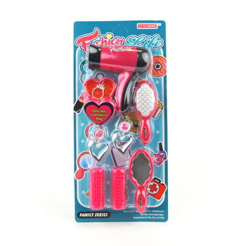 Zestaw Fryzjerski dla Dzieci Akcesoria do Zabawy Edukacyjnej na Blistrze