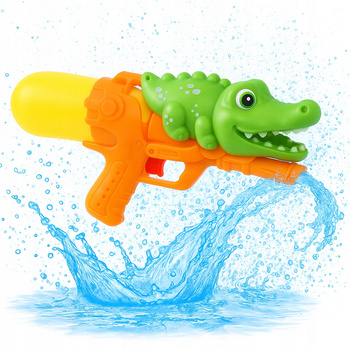Pistolet Na Wodę Krokodyl Karabin Broń Zabawka Wodna Zestaw Dla Dzieci