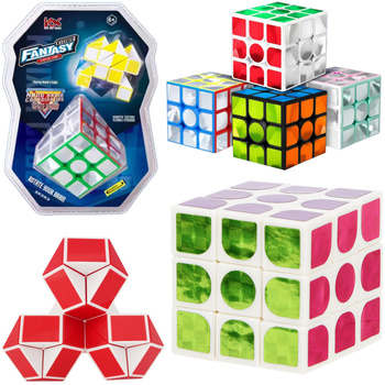 ZESTAW UKŁADANEK LOGICZNYCH KOSTKA I WĄŻ