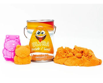 Ultra Piasek 150g pomarańczowy + foremka Tygrysek EPEE