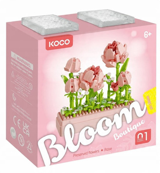 Klocki KOCO kwiaty róże 349 elementów