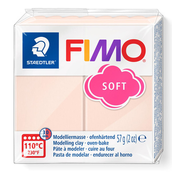 Kostka FIMO soft 57g cielisty masa termoutwardzalna Staedtler