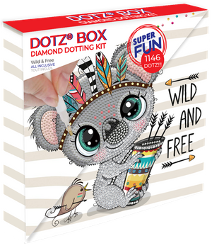 DIAMOND DOTZ DOTZ BOX WILD AND FREE