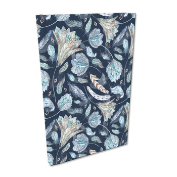 Notes A5 kratka Soft Touch Kwiaty Boho