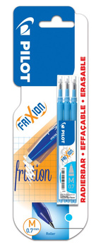 Wkład do długopisu Frixion Pilot lazurowy 3 sztuki blister