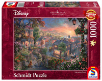 Puzzle 1000 PQ T. Kinkade Zakochany kundel Disney 108128