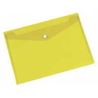 Paczka Koperta A4 na zatrzask PP żółta 12 sztuk