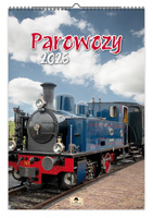 Kalendarz 2026 ścienny Parowozy A3 VD19