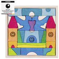 Zamek układanka z lśniącymi kamieniami Goki