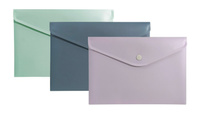 Paczka Teczka A5 koperta PP morandi mix kolorów 10 sztuk