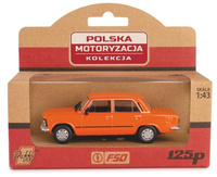 Fiat 125p MR pomarańczowy Daffi