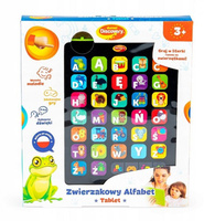Tablet zwierzakowy alfabet Dumel