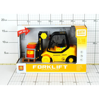 WÓZEK WIDŁOWY NA BATERIE W PUDEŁKU