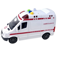Samochód pogotowie ratunkowe dla dzieci dźwięk światło interaktywna zabawka