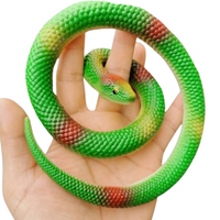 WĄŻ GUMOWY ŻMIJA MIĘKKI GNIOTEK ZWIERZĘ ZABAWKA DLA DZIECI PRANK ŻART