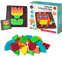 TRENING MÓŻGU MOZAIKA GEOMETRYCZNA UKŁADANKA NAUKA