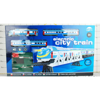 Kolejka Express z przejazdem zestaw torów lokomotywa zabawka dziecięca