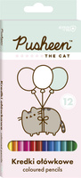 Kredki ołówkowe trójkątne 12 kolorów PUSHEEN