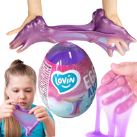 Masa Slime Plastyczna Sensoryczna Antystresowa Jajko Rozciągliwy Glutek 50g