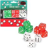 Kolorowe kostki edukacyjne drewniane 12 sztuk rozwijają kreatywność dziecka