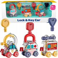 Samochodziki Z Kluczami Do Otwierania Zestaw Różne Kolory Prezent Dla Dziec