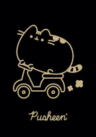 Zeszyt A5 60 kartek krata okładka laminowana 70 g/m2 PUSHEEN GOLD