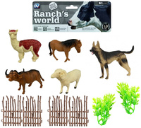 Figurki Zwierzęta Domowe Dla Dzieci Edukacyjne Farma 5szt Zabawki