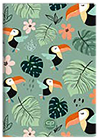 COOLPACK - ZESZYT A5 PP - 60 K. LINIA (bm) - TOUCANS