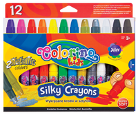 Colorino kids kredki świecoweżelowe wykręcane 12 kolorów w sztyfcie