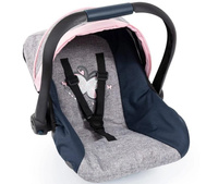 Siedzonko do samochodu z baldachimem szary Bayer Design