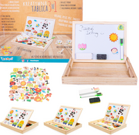 EDUKACYJNA DUŻA TABLICA MAGNETYCZNA DWUSTRONNA AKC