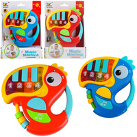 PIANINO PAPUGA INSTRUMENT MUZYCZNY INTERAKTYWNY DLA MALUCHA MUZYKA