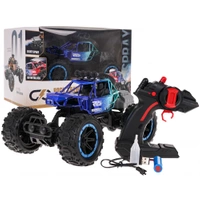 Crawler REAL ROCK z Funkcją Dymu R/C Niebieski